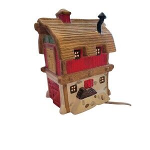 Keller's Barn Santa's Best Our Town 1994 Illuminates Light Up Village Piece